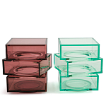 Стол журнальный в форме кубов Acrylic Furniture Lumina Crimson Clarity варинант исполнения - 6 | Loft Concept в Красноярске