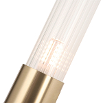 Бра с вытянутым рифленым стеклянным плафоном цилиндрической формы Trumpet tube варинант исполнения - 3 | Loft Concept в Красноярске