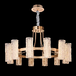 Люстра круглая с текстурными цилиндрическими плафонами Glimpse варинант исполнения - 6 | Loft Concept в Красноярске