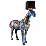 Большой Торшер Лошадь с ручной авторской росписью Feral Stallion варинант исполнения - 2 | Loft Concept в Красноярске