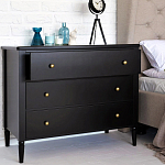 Комод с 3 ящиками Blues Black варинант исполнения - 2 | Loft Concept в Красноярске