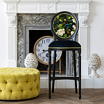 Барный стул из натурального бука с изображением птицы и цветов Blooming Birds варинант исполнения - 2 | Loft Concept в Красноярске