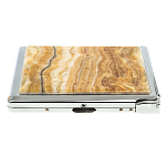 Портсигар с газовой зажигалкой из натурального камня Оникс Stone Cigarettes Cases варинант исполнения - 5 | Loft Concept в Красноярске