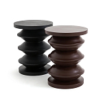 Фигурный приставной столик черного цвета AMORPHOUS варинант исполнения - 3 | Loft Concept в Красноярске