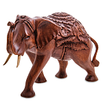Статуэтка из дерева суар в виде слона Two Tusks варинант исполнения - 1 | Loft Concept в Красноярске
