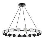 Люстра кольцевая с круглыми светодиодными источниками света Maxine Light варинант исполнения - 3 | Loft Concept в Красноярске