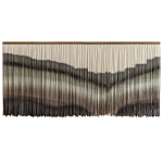 Пейзаж из нитей Макраме Wall decor Black and White Landscape варинант исполнения - 6 | Loft Concept в Красноярске