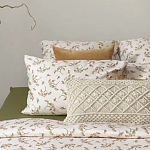 Чехол на подушку с макраме бежевого цвета Macrame варинант исполнения - 6 | Loft Concept в Красноярске