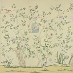 Обои ручная роспись Askew Verdigris  варинант исполнения - 4 | Loft Concept в Красноярске