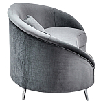 Диван с мягкой обивкой из ткани серый Ethan Sofa варинант исполнения - 1 | Loft Concept в Красноярске