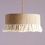 Люстра круглая плетеная с кисточками Solar Glow варинант исполнения - 6 | Loft Concept в Красноярске