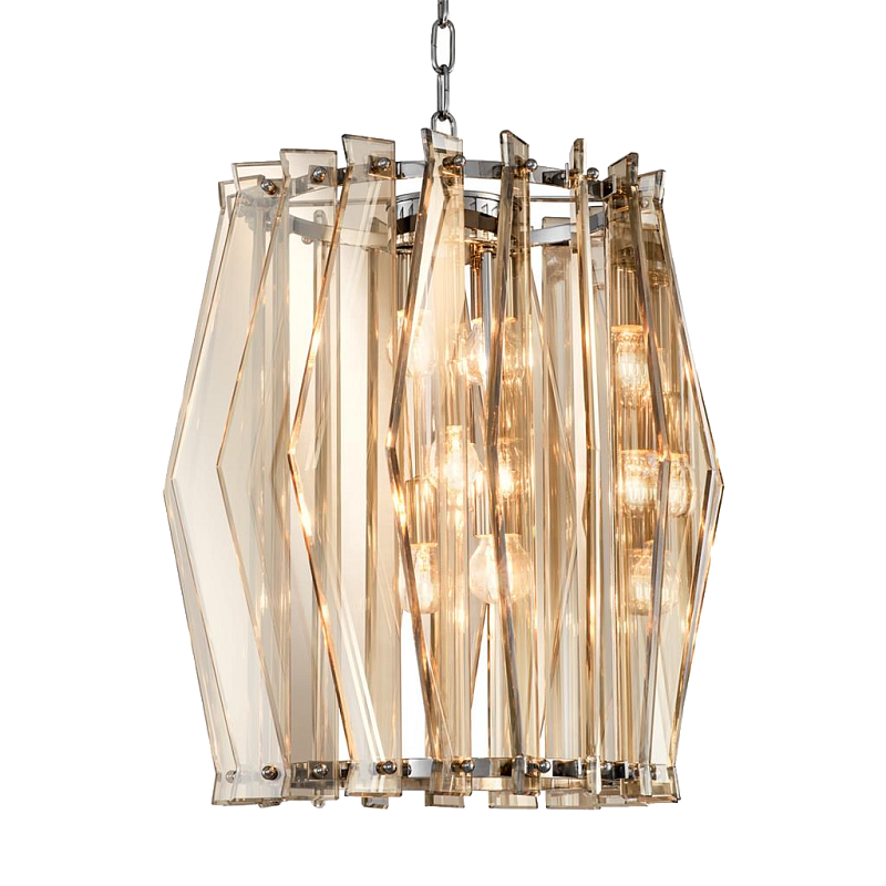 Люстра Chandelier Twist Никель Золотой в Красноярске | Loft Concept 