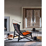 Дизайнерское кресло с подлокотниками из массива дерева Gio Ponti D.156.3 Armchair варинант исполнения - 2 | Loft Concept в Красноярске