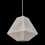 Подвесной светильник с фигурным плафоном Stone Prism варинант исполнения - 6 | Loft Concept в Красноярске