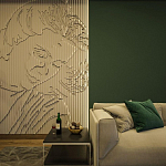 Барельеф PORTRAIT варинант исполнения - 2 | Loft Concept в Красноярске