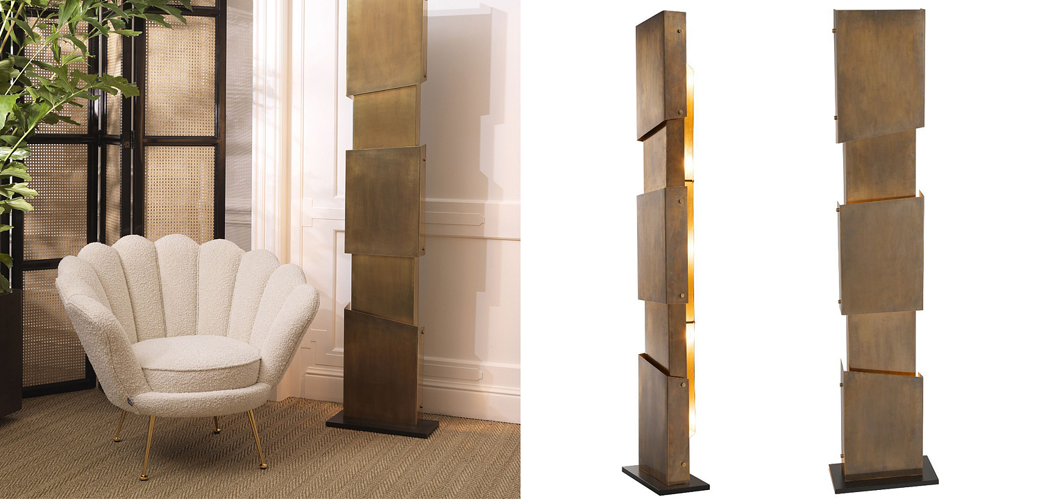 Торшер Eichholtz Floor Lamp Shadow Торшер Eichholtz Floor Lamp Shadow - Loft-Concept в Красноярске