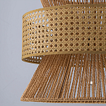 Подвесной светильник с абажуром из натуральных материалов Light Inside the Cell варинант исполнения - 9 | Loft Concept в Красноярске