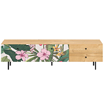Длинная ТВ-тумба с принтом на ящиках Elise TV Stand варинант исполнения - 15 | Loft Concept в Красноярске