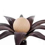 Настольная лампа черная INDONESIAN LAMPS варинант исполнения - 2 | Loft Concept в Красноярске