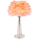 Настольная лампа с перьями Plumage Pink Table Lamp варинант исполнения - 1 | Loft Concept в Красноярске