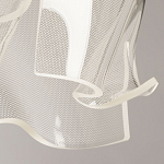 Подвесной светильник цилиндрической формы с прозрачным волнистым плафоном Wave Line варинант исполнения - 8 | Loft Concept в Красноярске