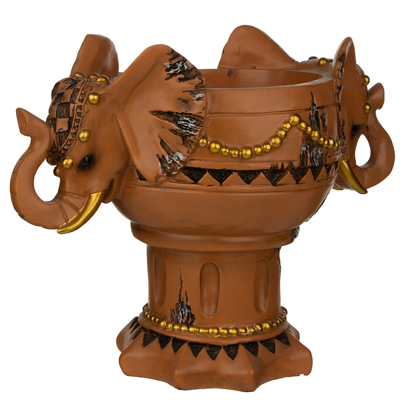 Кашпо Elephant Symbol Коричневый в Красноярске | Loft Concept 