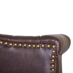 Диван из натуральной кожи на 4-х деревянных ножках из массива бука Thomas Seating brown варинант исполнения - 5 | Loft Concept в Красноярске