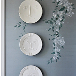 Обои ручная роспись Jasmine Standard colourway on Wood Ash slub silk варинант исполнения - 3 | Loft Concept в Красноярске