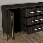 Буфет Primo с тремя ящиками и двумя фасадами Темный орех варинант исполнения - 6 | Loft Concept в Красноярске