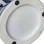 Ваза с бело-синей росписью и изображением цветов Blue & White Ornament варинант исполнения - 2 | Loft Concept в Красноярске