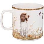Кружка из фарфора с изображением фазанов и собаки 400 мл Hunting Porcelain Collection варинант исполнения - 1 | Loft Concept в Красноярске