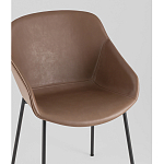 Стул Ashby экокожа светло-коричневый варинант исполнения - 3 | Loft Concept в Красноярске