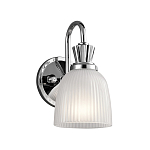 Бра с матовым ребристым плафоном в форме колокола Kichler варинант исполнения - 1 | Loft Concept в Красноярске