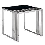 Столик журнальный с черной стеклянной столешницей Embodiment of Contemporary Art  варинант исполнения - 1 | Loft Concept в Красноярске