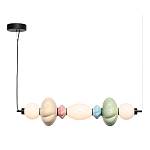 Подвесной светильник линейный с керамическими элементами 24W LED Fragrant Light варинант исполнения - 1 | Loft Concept в Красноярске