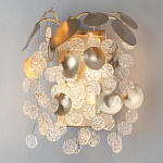 Бра с декоративными подвесками из прозрачного стекла в форме монеток FAIRYTREE Light варинант исполнения - 3 | Loft Concept в Красноярске