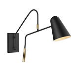 Бра черного цвета с конусным плафоном Feiss варинант исполнения - 1 | Loft Concept в Красноярске