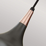  Подвесной светильник с каплевидным плафоном темного цвета Feiss варинант исполнения - 4 | Loft Concept в Красноярске