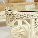 Комплект уличной мебели из ротанга Clara белый варинант исполнения - 9 | Loft Concept в Красноярске