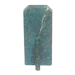 Часы погон ВС подарочные настольные из натурального камня Змеевик Military Clock варинант исполнения - 3 | Loft Concept в Красноярске