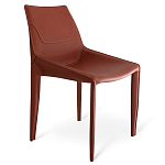 Стул коричневый из искуственной кожи на 4-х ножках Enigma Brown варинант исполнения - 1 | Loft Concept в Красноярске