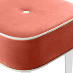 Квадратный мягкий пуф на белых ножках Winton Pouf Square варинант исполнения - 16 | Loft Concept в Красноярске