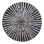 Столик с инкрустацией с перламутровым узором Dominic Black варинант исполнения - 2 | Loft Concept в Красноярске