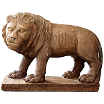 Каменная статуэтка в виде льва Indian Lion Statue варинант исполнения - 1 | Loft Concept в Красноярске