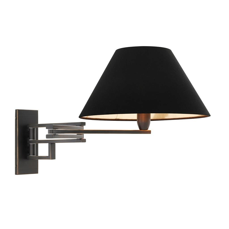 Бра Wall Lamp Lutetia Bronze Темная бронза Черный Бра Wall Lamp Lutetia Bronze Темная бронза Черный в Красноярске | Loft Concept