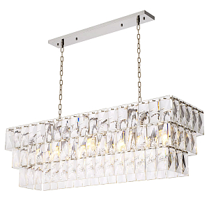 Люстра Eichholtz Chandelier Amazone Rectangular Silver