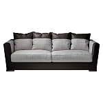 Элитарный современный диван Birmingham с кожаными вставками  варинант исполнения - 1 | Loft Concept в Красноярске