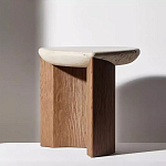 Дизайнерский журнальный стол полукруглой формы Pokun варинант исполнения - 1 | Loft Concept в Красноярске