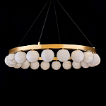 Люстра круглая с сферическими плафонами из натурального камня Phased Spheres варинант исполнения - 2 | Loft Concept в Красноярске