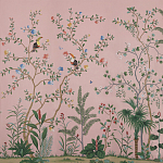 Обои ручная роспись Amazonia Florence Pink dyed silk варинант исполнения - 2 | Loft Concept в Красноярске